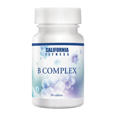 B Complex (30 tablete) - Complex vitamina B California Fitness